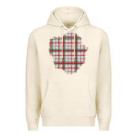 Tofu Christmas Tartan Patch Premium Hoodie - BundleAndBundleShop