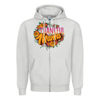 Dove Grey thankful mama Zipper Hoodie - JahusDesignShop