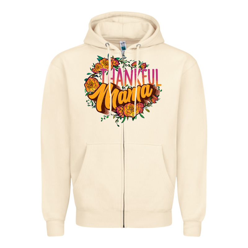 Thankful Mama Zipper Hoodie by JahusDesignShop | Teevron