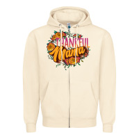 Sandshell thankful mama Zipper Hoodie - JahusDesignShop