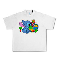 Lunar Rock autism stitch heart Urban Heavy Tee - Zillion Design Studio