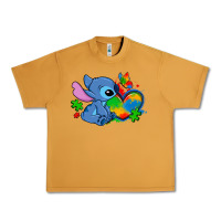 Peanut Butter autism stitch heart Urban Heavy Tee - Zillion Design Studio