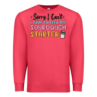 Cardinal sorry i can t i have to feed my sourdough starter Premium Sweatshirt - MaliasSmallBusiness