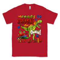 Red ready to crush 6th grade Classic Tee - BundleAndBundleShop