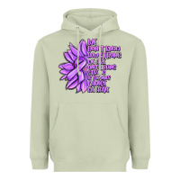 Matcha purple pancreatic cancer sunflower and cancer ribb Heavyweight Hoodie - MaliasSmallBusiness