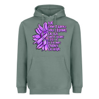 Sage purple pancreatic cancer sunflower and cancer ribb Heavyweight Hoodie - MaliasSmallBusiness