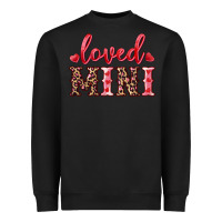 Black loved mini Heavyweight Sweatshirt - RanaPortraitStore
