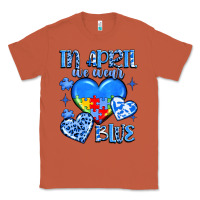 Copper in april we wear blue Classic Tee - JahusDesignShop