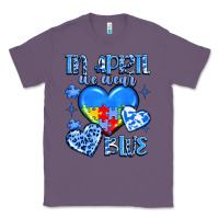 Lavender in april we wear blue Classic Tee - JahusDesignShop