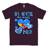 Plum in april we wear blue Classic Tee - JahusDesignShop