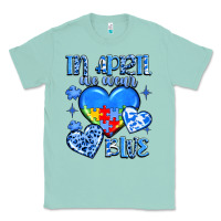 Seafoam in april we wear blue Classic Tee - JahusDesignShop