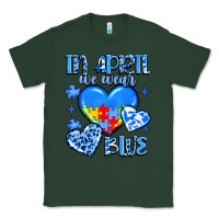 Sports Green in april we wear blue Classic Tee - JahusDesignShop