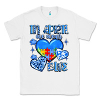 White in april we wear blue Classic Tee - JahusDesignShop