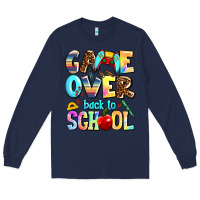 Navy game over back to school Long Sleeve Tee - AdoDesignShop
