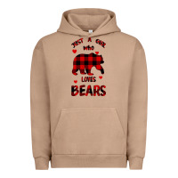 Pigment Burro Just A Girl Who Loves Bears Urban Hoodie - Bettercallsaul