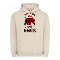 Pigment French Oak Just A Girl Who Loves Bears Urban Hoodie - Bettercallsaul