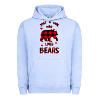 Pigment Grape Ice Just A Girl Who Loves Bears Urban Hoodie - Bettercallsaul
