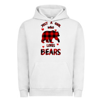 Pigment Lunar Rock Just A Girl Who Loves Bears Urban Hoodie - Bettercallsaul