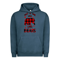 Pigment Midnight Navy Just A Girl Who Loves Bears Urban Hoodie - Bettercallsaul