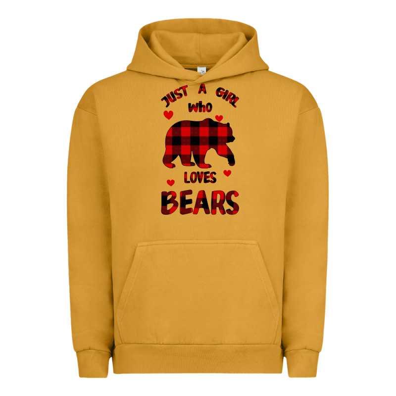 Just A Girl Who Loves Bears Urban Hoodie by Bettercallsaul | Teevron