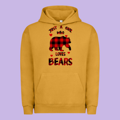 Just A Girl Who Loves Bears Urban Hoodie Designed By Bettercallsaul
