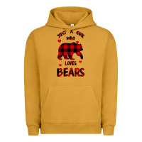 Pigment Peanut Butter Just A Girl Who Loves Bears Urban Hoodie - Bettercallsaul