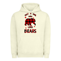 Pigment Pistachio Just A Girl Who Loves Bears Urban Hoodie - Bettercallsaul