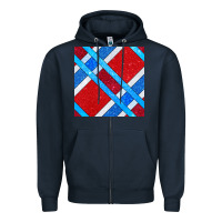 Navy Glitter 4th Of July Seamless Pattern Zipper Hoodie - BundleAndBundleShop