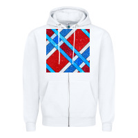 White Glitter 4th Of July Seamless Pattern Zipper Hoodie - BundleAndBundleShop