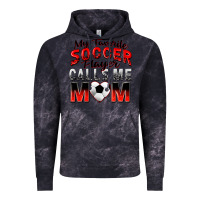 Cloud Black my favorite soccer player calls me mom Vintage Hoodie - Zillion Design Studio