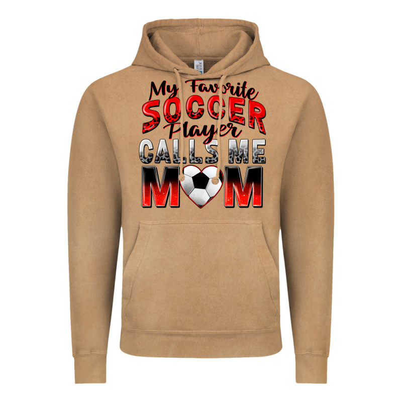 My Favorite Soccer Player Calls Me Mom Vintage Hoodie by Zillion Design Studio | Teevron