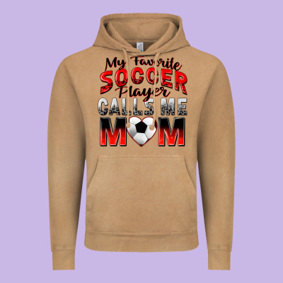 My Favorite Soccer Player Calls Me Mom Vintage Hoodie Designed By Zillion Design Studio
