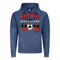 Vintage Denim my favorite soccer player calls me mom Vintage Hoodie - Zillion Design Studio