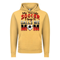 Vintage Mustard my favorite soccer player calls me mom Vintage Hoodie - Zillion Design Studio