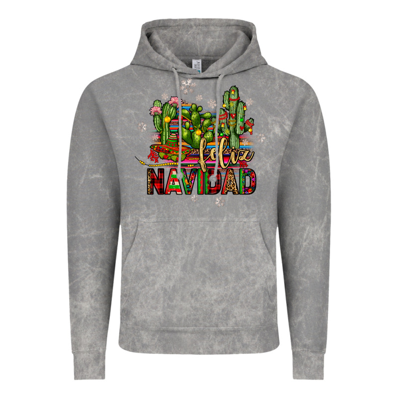 Feliz Navidad Cactus Vintage Hoodie by JahusDesignShop | Teevron