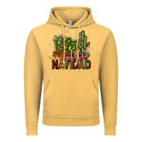 Vintage Mustard feliz navidad cactus Vintage Hoodie - JahusDesignShop