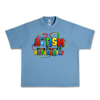 Pebble Blue autism stitch seeing the world differently Urban Heavy Tee - Zillion Design Studio