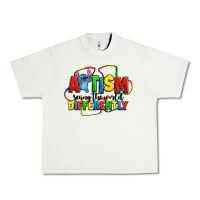 Pistachio autism stitch seeing the world differently Urban Heavy Tee - Zillion Design Studio