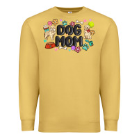 Antique Gold dog mom Premium Sweatshirt - MaliasSmallBusiness