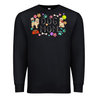 Black dog mom Premium Sweatshirt - MaliasSmallBusiness