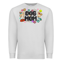 Dove Grey dog mom Premium Sweatshirt - MaliasSmallBusiness