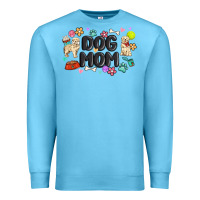 Ocean Blue dog mom Premium Sweatshirt - MaliasSmallBusiness
