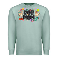 Seafoam dog mom Premium Sweatshirt - MaliasSmallBusiness