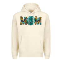 Sandshell Western Mom With Turquoise Gemstone Premium Hoodie - BundleAndBundleShop