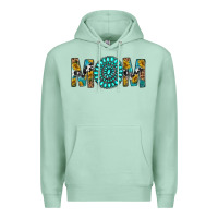 Seafoam Western Mom With Turquoise Gemstone Premium Hoodie - BundleAndBundleShop