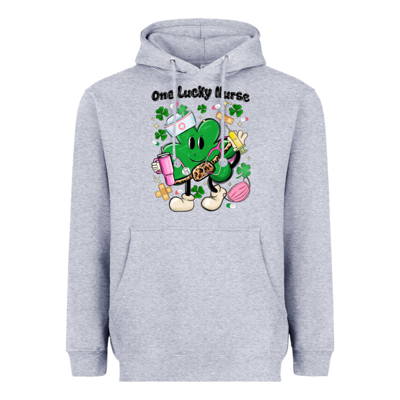 One Lucky Nurse Belt Bag Heavyweight Hoodie by MaliasSmallBusiness | Teevron