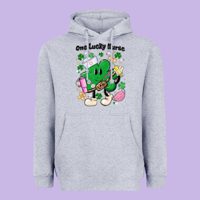 One Lucky Nurse Belt Bag Heavyweight Hoodie Designed By Maliassmallbusiness