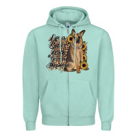 Life Is Better With A German Shepherd Zipper Hoodie | Teevron