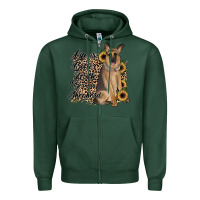 Sports Green Life is better with a German Shepherd Zipper Hoodie - JahusDesignShop