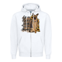 White Life is better with a German Shepherd Zipper Hoodie - JahusDesignShop